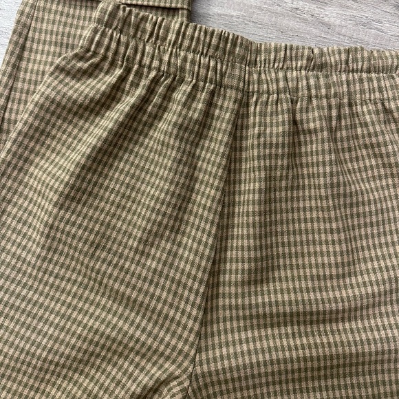 Madewell huston pull on tapered pants in zander gingham plaid - Picture 6 of 6